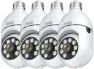 Thumbnail Wireless Light Bulb Security Camera 4-Pack — Security Camera, EVERSECU