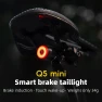 Thumbnail Bike Rear Light - Smart Auto Brake Sensing, IPX6 Waterproof, Type-C Charging — Smart Bike Light, ROCKBROS