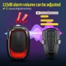 Thumbnail Wireless Waterproof Bike Burglar Alarm with Brake Sensing Light — Smart Bike Light, ANTUSI