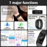 Thumbnail Digital Smart Watch Heart Rate Sleep Monitor Health Tracker GPS Running Trajectory Call Reminder Men Smart Bracelet — Fitness Tracker, FOXBOX