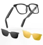 Thumbnail Bluetooth Wireless Earbuds and Smart Glasses with Microphone and Anti-UV Lenses — Smart Glasses