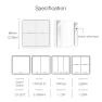 Thumbnail 4 Gang ZigBee Wireless Scene Switch — Smart Button Pusher, MOES