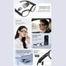 Thumbnail Intelligent Bluetooth-Compatible Glasses With LED Display And AI Voice Assistant — Smart Glasses