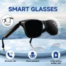 Thumbnail Smart Anti-Blue Light Sunglasses with Bluetooth, Camera, Music, and UV Protection — Smart Glasses, LAXASFIT