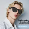 Thumbnail Smart Anti-Blue Light Sunglasses with Bluetooth, Camera, Music, and UV Protection — Smart Glasses, LAXASFIT