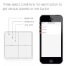 Thumbnail 4-Gang ZigBee Smart Wireless Scene Switch — Smart Button Pusher, MOES