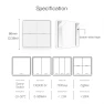 Thumbnail 4-Gang ZigBee Smart Wireless Scene Switch — Smart Button Pusher, MOES
