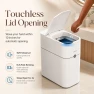 Thumbnail Touchless Trash Can with Motion Sensor and Auto Bag-Suction System — Smart Trash Can, Joybos