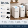 Thumbnail Touchless Trash Can with Motion Sensor and Auto Bag-Suction System — Smart Trash Can, Joybos