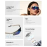 Thumbnail Cycling Goggles With Sports Smart AI Glasses, Bluetooth Music Support, And AI Voice Translation HD — Smart Glasses, ABJF