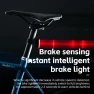 Thumbnail Smart Auto Brake Sensing Rechargeable Bike Tail Light — Smart Bike Light, ROCKBROS