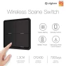 Thumbnail ZigBee Wireless 4-Gang 12-Scene Push Button Controller — Smart Button Pusher, MOES