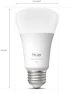 Thumbnail Smart LED Bulb - White & Color Ambiance (3 Pack) — Smart Light Bulb, Philips