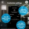 Thumbnail Smart LED Light Bulbs, G25 Globe Bulb, WiFi Light, Soft White, 60W Equivalent, 4 Pack — Smart Light Bulb, GE