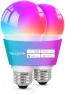 Thumbnail Smart Light Bulbs - Color Changing, A19, 60W Equivalent, RGBCW 800 Lumen, 4 Pack — Smart Light Bulb, Fancylink