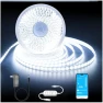 Thumbnail White LED Strip Light, 20 ft Dimmable Bright Rope Lighting — LED Strip Lights, DAYBETTER