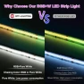 Thumbnail Smart IC RGBW COB LED Strip 3000K, 16.4FT, 273 LEDs/ft, Color Chasing and Uniform Light — LED Strip Lights, BTF-LIGHTING