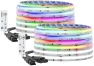 Thumbnail Smart IC RGBW COB LED Strip 3000K, 16.4FT, 273 LEDs/ft, Color Chasing and Uniform Light — LED Strip Lights, BTF-LIGHTING