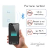 Thumbnail Smart Light Switch with Bluetooth (2 Gang Touch Panel) — Smart Switch, Hauza