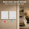 Thumbnail Smart Switch 3 Gang, Neutral Wire Required, 2.4GHz Wi-Fi Light Switch — Smart Switch, HQL