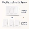 Thumbnail Smart Switch 3 Gang, Neutral Wire Required, 2.4GHz Wi-Fi Light Switch — Smart Switch, HQL