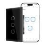 Thumbnail Smart Wall Touch Switch, 2 Channels, 120-Type Panel, 2.4GHz Wi-Fi, Neutral Required, Matter Compatible — Smart Switch, Sonoff