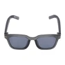 Smart Sunglasses AI Translator Bluetooth Music Call Semi Transparent Gray Frame — Translator Device, KONNWEI
