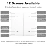 Thumbnail Smart Scene Switch 4 Gang 12 Scene Wireless Push Button Controller — Smart Switch, Smart Life