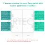 Thumbnail Wireless Smart Scene Switch Button (4 Gang) — Smart Button Pusher, Tuya