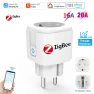 Thumbnail Smart Zigbee Power Plug with Energy Meter — Smart Plug, Tuya