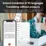 Thumbnail A3 Dual-key Arc-Frame Twill Texture Ultra-thin AI Smart Voice Recorder with AIREC App Support, 8GB — Translator Device