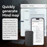 Thumbnail A3 Dual-key Arc-Frame Twill Texture Ultra-thin AI Smart Voice Recorder with AIREC App Support, 8GB — Translator Device