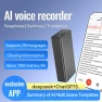 Thumbnail Ultra-Long Standby Magnetic Smart Voice Recorder — Translator Device