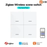 Thumbnail 4-Gang Smart Scene Switch Wireless Push Button — Smart Switch, Hilo
