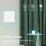 Thumbnail 4-Gang Smart Scene Switch Wireless Push Button — Smart Switch, Hilo