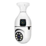 Thumbnail 4MP Full-Color Dual-Lens 2.4GHz WiFi Wireless E27 Socket Bulb Night Vision PTZ Camera — Security Camera, V380