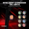 Thumbnail Intelligent Expression Taillight — Smart Bike Light, TOWILD