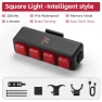 Bike Taillight with Smart Brake Sensing — Smart Bike Light, WEST BIKING