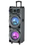 Thumbnail Dual 10-inch Bluetooth Karaoke Box Speaker with LED Light — Karaoke Machine
