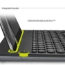 Thumbnail Multi-device Wireless Bluetooth Keyboard with Integrated Stand — Bluetooth Keyboard, Logitech