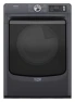 Front-Load Electric Dryer, 7.4 Cu. Ft., Midnight Steel — Smart Laundry Appliances, Maytag