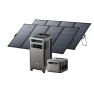Expansion battery and 2 × 400 W solar panels