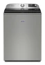 Top Load Washing Machine — Classic Silver — Smart Laundry Appliances, Maytag
