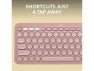 Thumbnail Wireless Keyboard Pebble Keys 2 K380s, Tonal Rose — Bluetooth Keyboard, Logitech