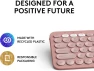 Thumbnail Wireless Keyboard Pebble Keys 2 K380s, Tonal Rose — Bluetooth Keyboard, Logitech