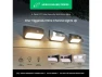 Thumbnail Solar SMD LED Security Wall Pack Light, Black, 4-Pack — Smart Outdoor Lighting, Home Zone Security