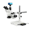 Thumbnail Stereo Microscope SM-3T with 144-LED Ring Light and HD428N Camera — Digital Microscope, AmScope