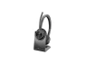 Thumbnail Wireless Bluetooth Headset with BT700 USB-A Adapter and Charging Stand — Wireless Earbuds, Poly