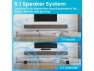 Thumbnail 5.1 Home Theater Speaker System — Sound Bar, Acoustic Audio
