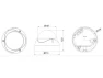 Thumbnail KT & C Dome Camera KPC-HDV120F — Security Camera, KT & C